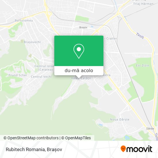 Hartă Rubitech Romania