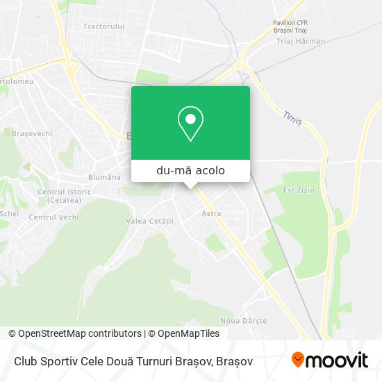Hartă Club Sportiv Cele Două Turnuri Brașov