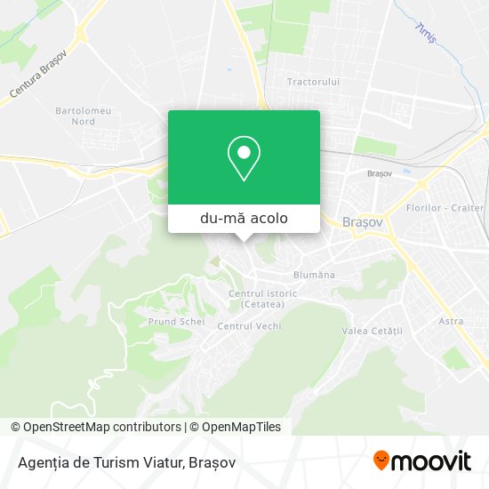 Hartă Agenția de Turism Viatur