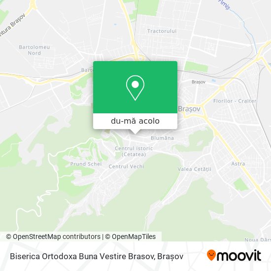 Hartă Biserica Ortodoxa Buna Vestire Brasov