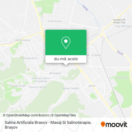 Hartă Salina Artificiala Brasov - Masaj Si Salinoterapie