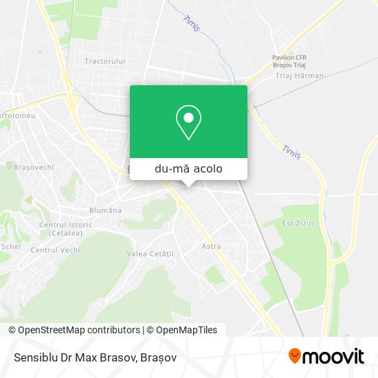 Hartă Sensiblu Dr Max Brasov