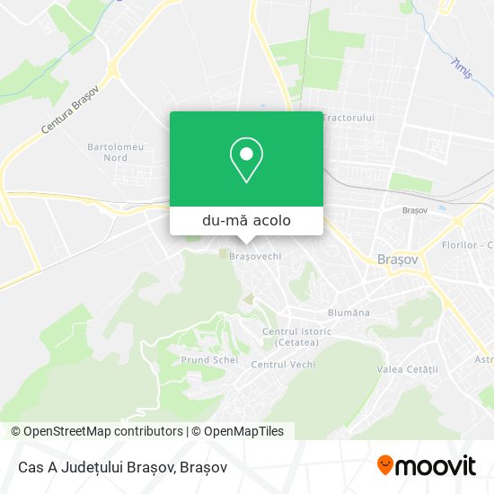 Hartă Cas A Județului Brașov