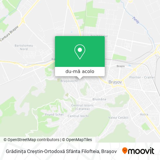 Hartă Grădinița Creștin-Ortodoxă Sfânta Filofteia