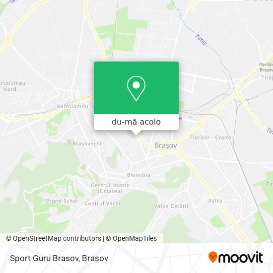Hartă Sport Guru Brasov