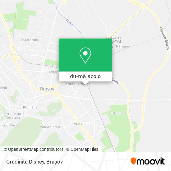 Hartă Grădinița Disney