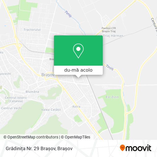 Hartă Grădinița Nr. 29 Brașov