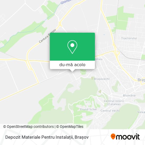 Hartă Depozit Materiale Pentru Instalații