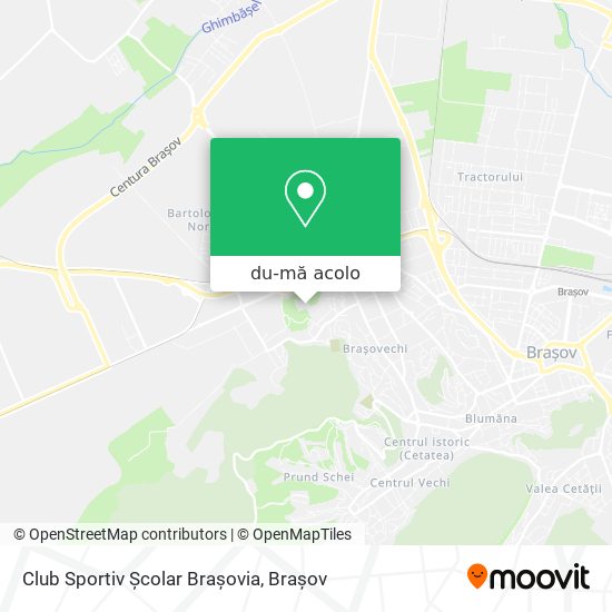 Hartă Club Sportiv Școlar Brașovia