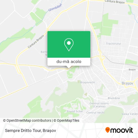 Hartă Sempre Dritto Tour