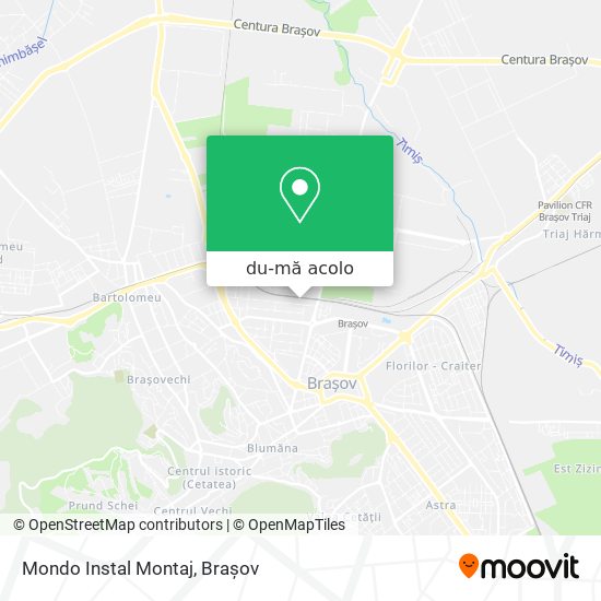 Hartă Mondo Instal Montaj