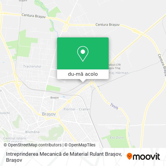 Hartă Intreprinderea Mecanică de Material Rulant Brașov