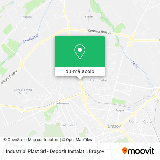 Hartă Industrial Plast Srl - Depozit Instalatii