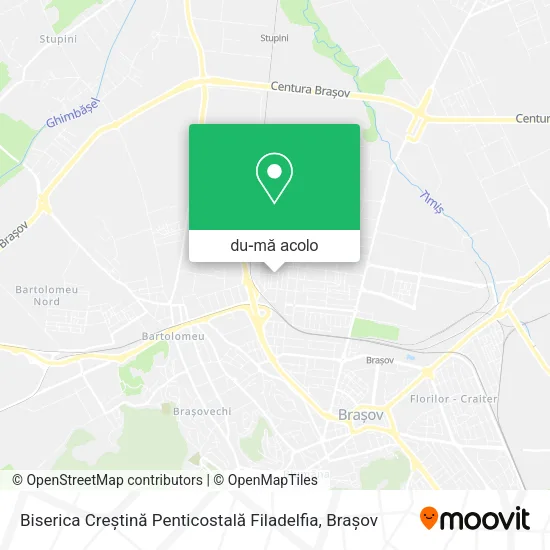 Hartă Biserica Creștină Penticostală Filadelfia