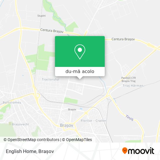 Hartă English Home