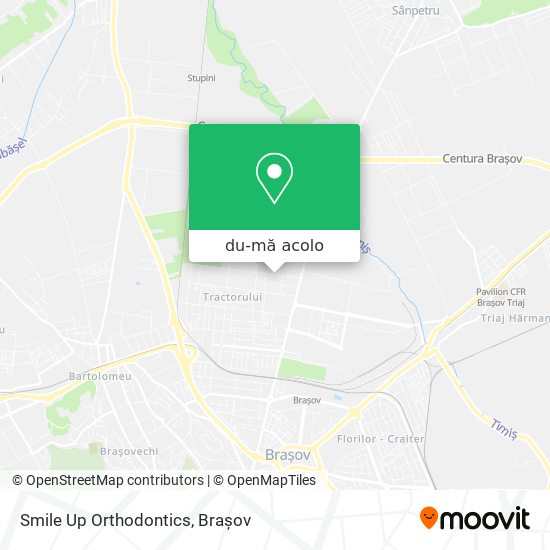 Hartă Smile Up Orthodontics