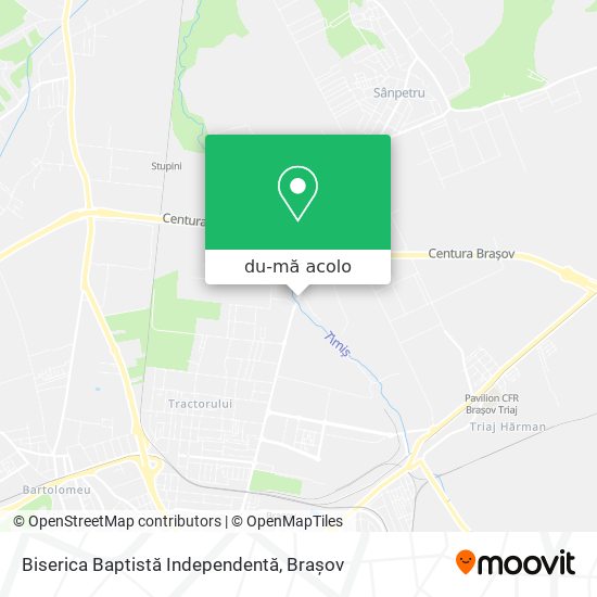 Hartă Biserica Baptistă Independentă