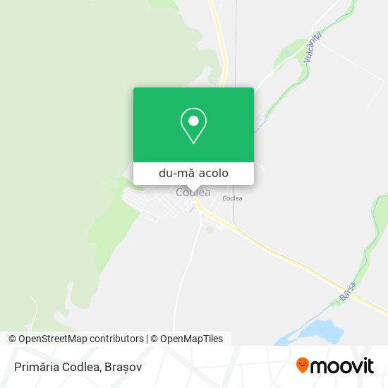 Hartă Primăria Codlea