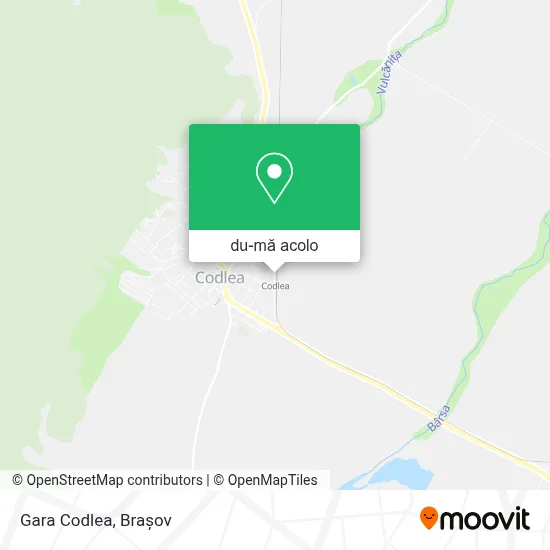 Hartă Gara Codlea