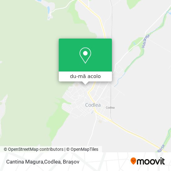 Hartă Cantina Magura,Codlea