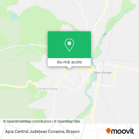 Hartă Apia Centrul Județean Covasna