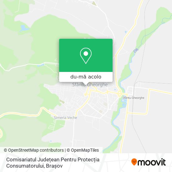 Hartă Comisariatul Județean Pentru Protecția Consumatorului