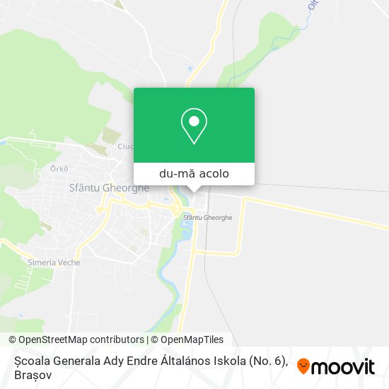 Hartă Școala Generala Ady Endre Általános Iskola (No. 6)