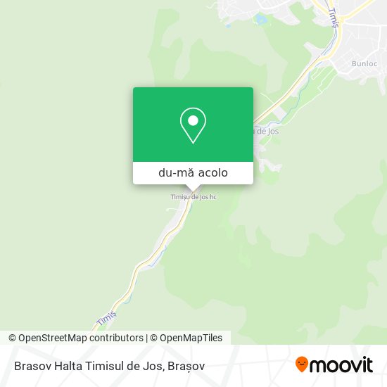 Hartă Brasov Halta Timisul de Jos
