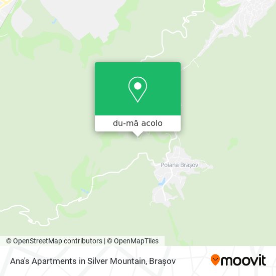 Hartă Ana's Apartments in Silver Mountain