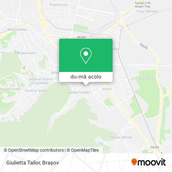 Hartă Giulietta Tailor