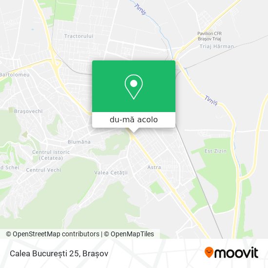 Hartă Calea București 25