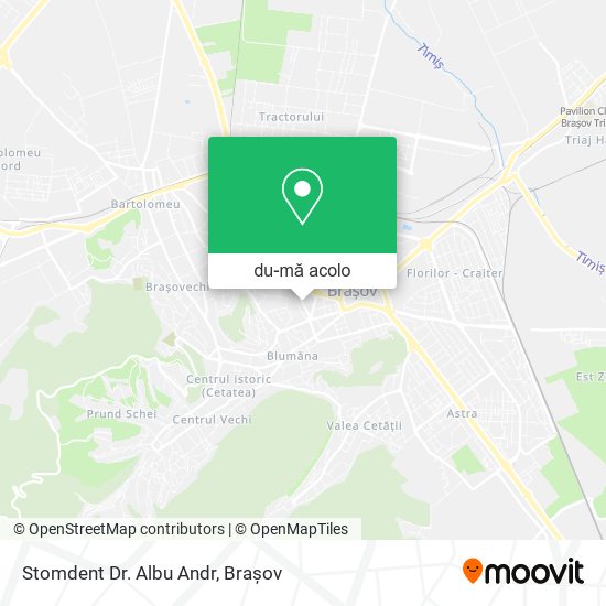 Hartă Stomdent Dr. Albu Andr