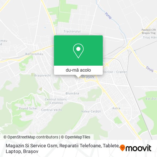 Hartă Magazin Si Service Gsm, Reparatii Telefoane, Tablete, Laptop