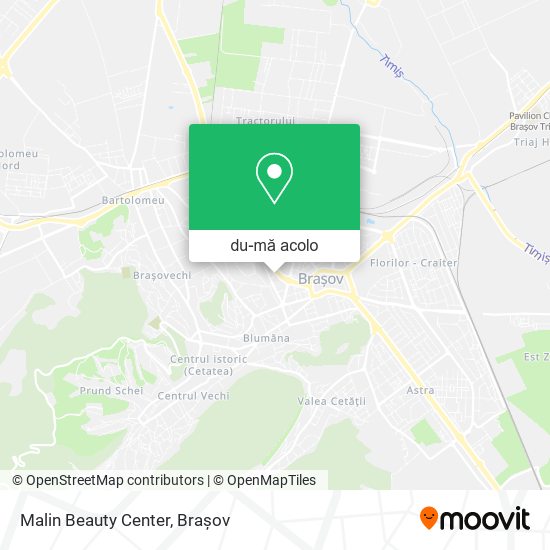 Hartă Malin Beauty Center