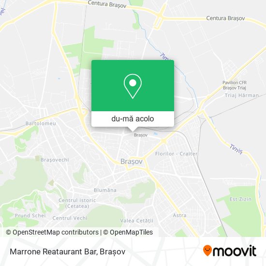 Hartă Marrone Reataurant Bar