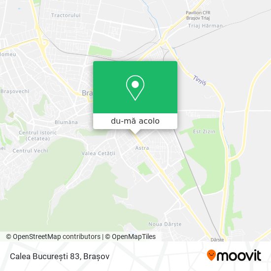 Hartă Calea București 83