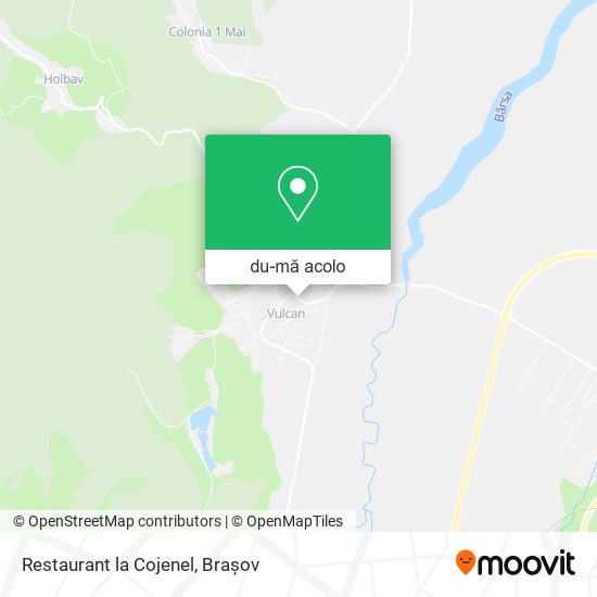Hartă Restaurant la Cojenel