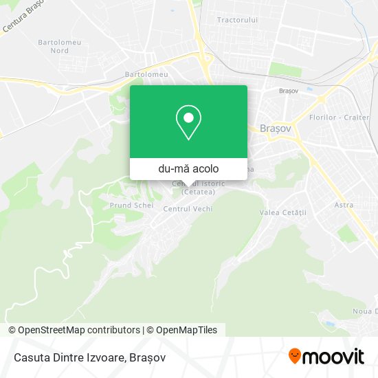 Hartă Casuta Dintre Izvoare