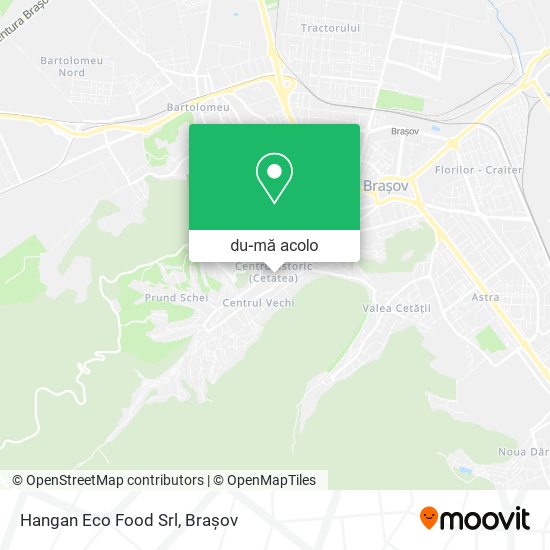 Hartă Hangan Eco Food Srl
