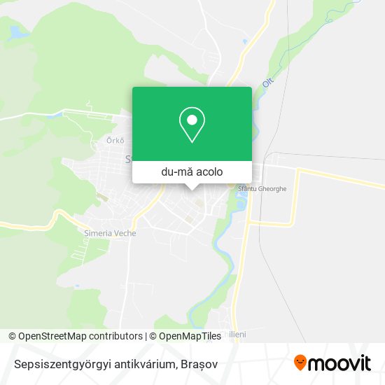 Hartă Sepsiszentgyörgyi antikvárium