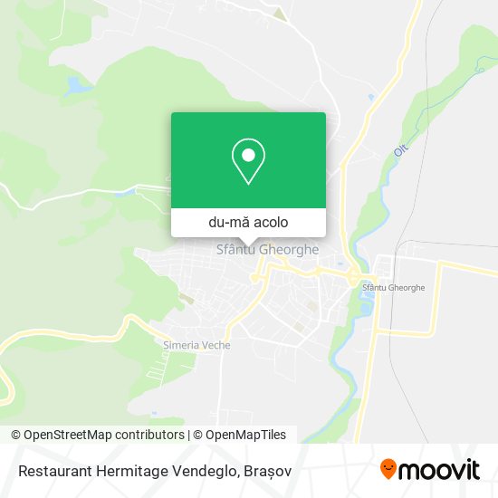 Hartă Restaurant Hermitage Vendeglo