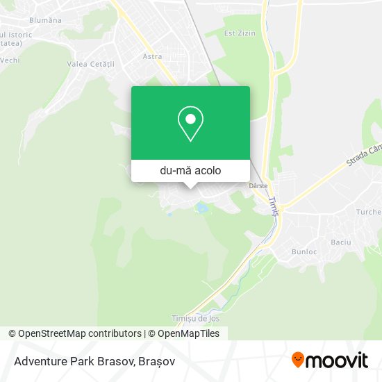 Hartă Adventure Park Brasov
