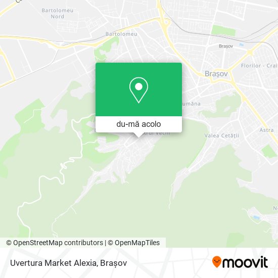 Hartă Uvertura Market Alexia