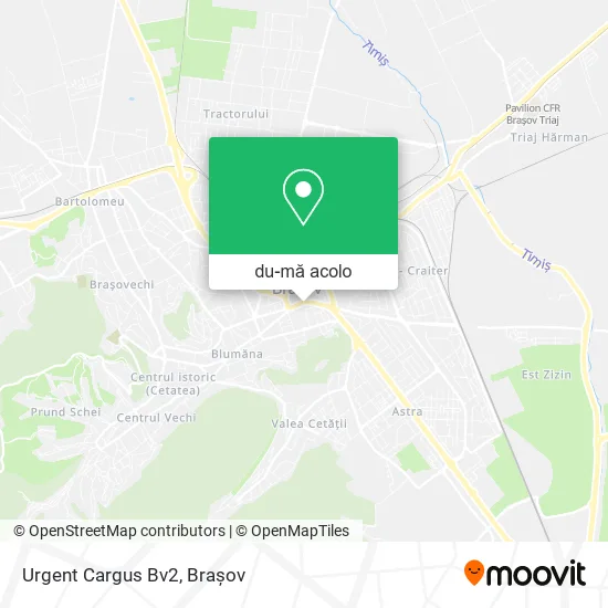 Hartă Urgent Cargus Bv2
