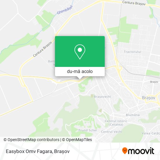 Hartă Easybox Omv Fagara