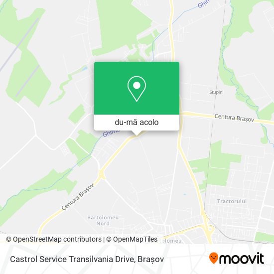 Hartă Castrol Service Transilvania Drive