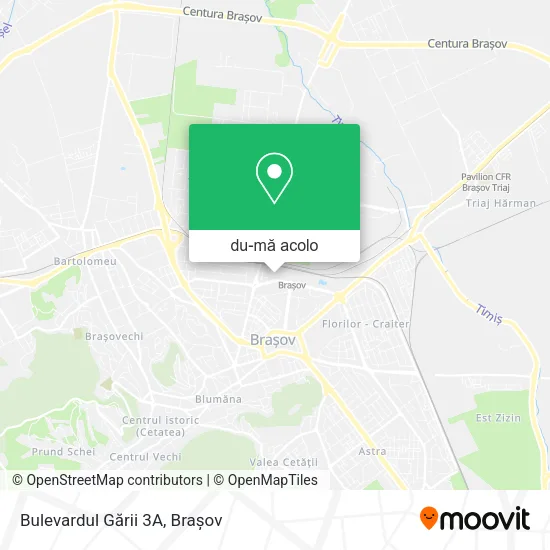 Hartă Bulevardul Gării 3A