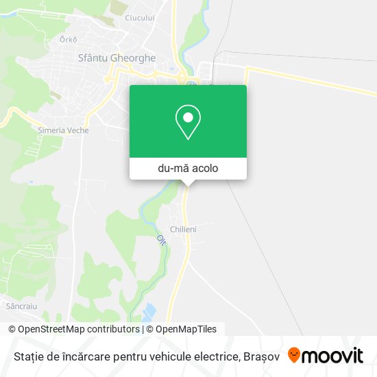Hartă Stație de încărcare pentru vehicule electrice
