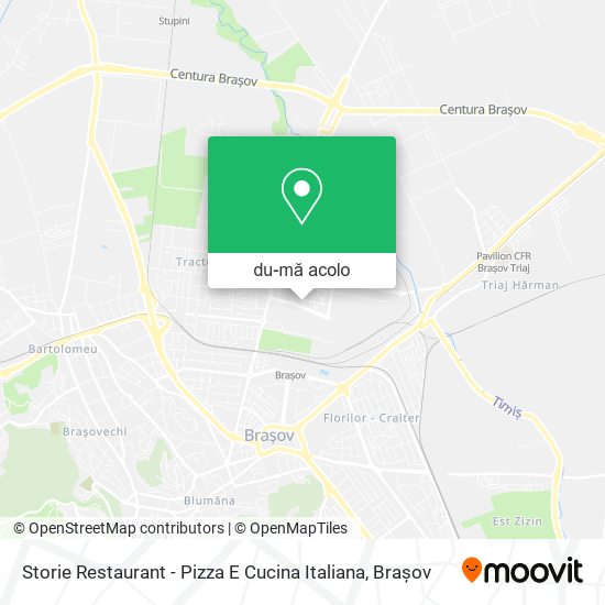 Hartă Storie Restaurant - Pizza E Cucina Italiana