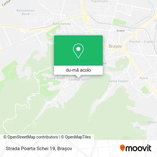 Hartă Strada Poarta Schei 19